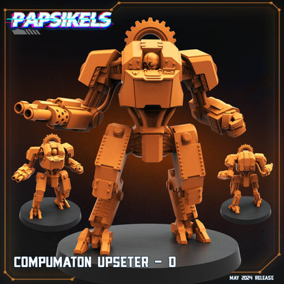 Compumaton Upseter -  Resin Miniature - Tabletop  miniature - Fantasy Miniature - 32mm - D&D -  Sci-fi Miniature - Papsikel