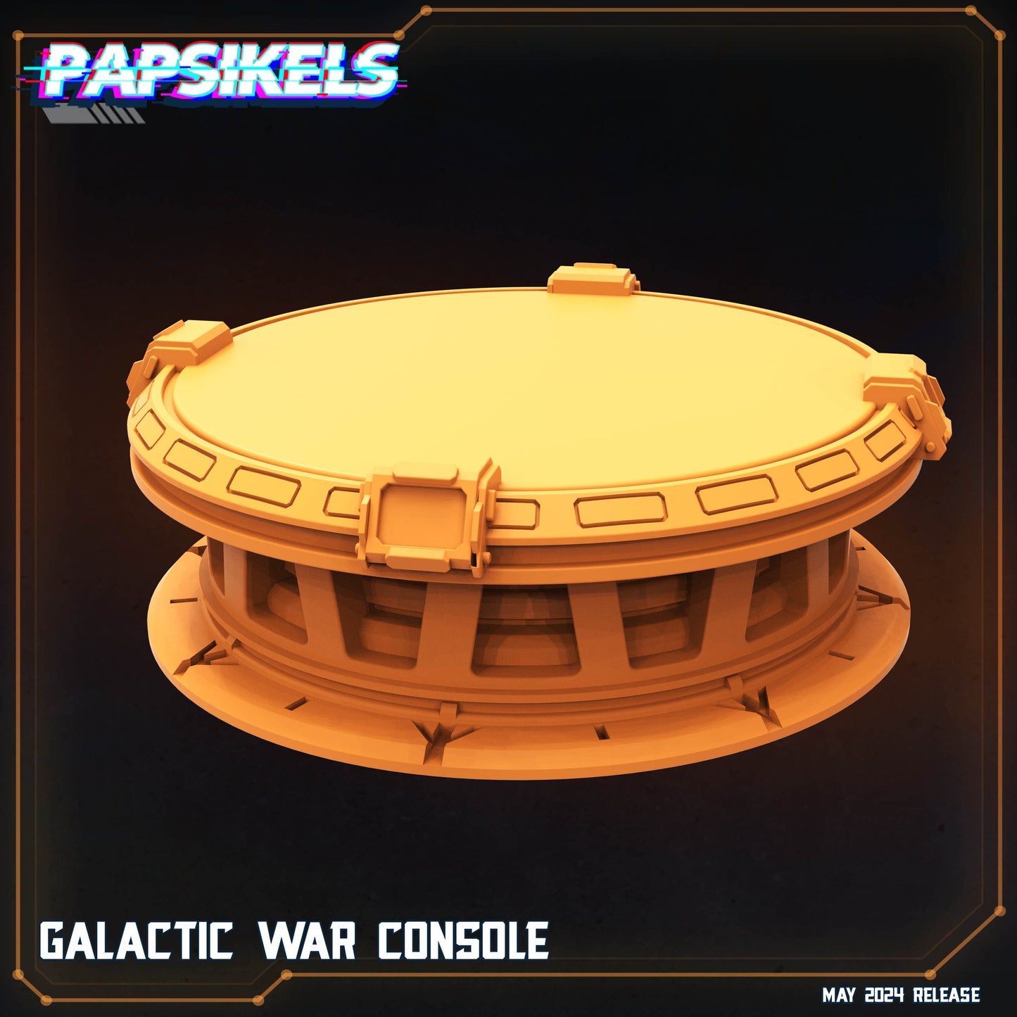 Galactic War Console -  Resin Miniature - Tabletop  miniature - Fantasy Miniature - 32mm - D&D -  Sci-fi Miniature - Papsikel