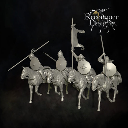Ayyubid Heavy Cavalry - Resin Miniature - Tabletop miniature - Medieval Miniature - 28mm