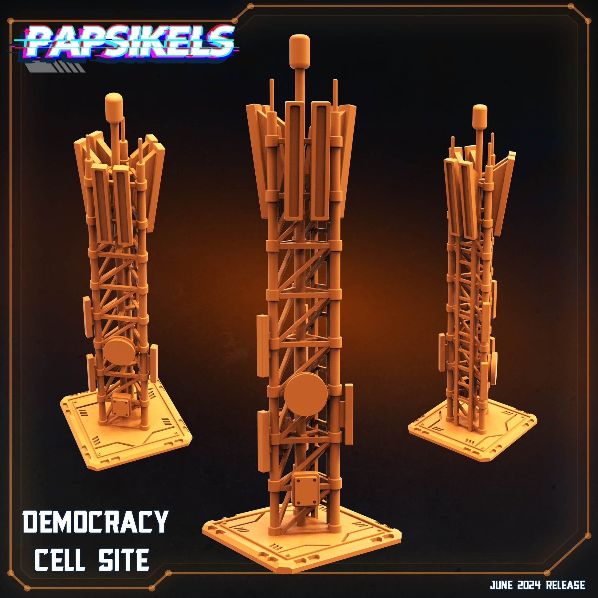 Various Democracy Accessories - Resin Miniature - Tabletop miniature - Fantasy Miniature - 32mm - D&D - Sci-fi Miniature - Papsikel