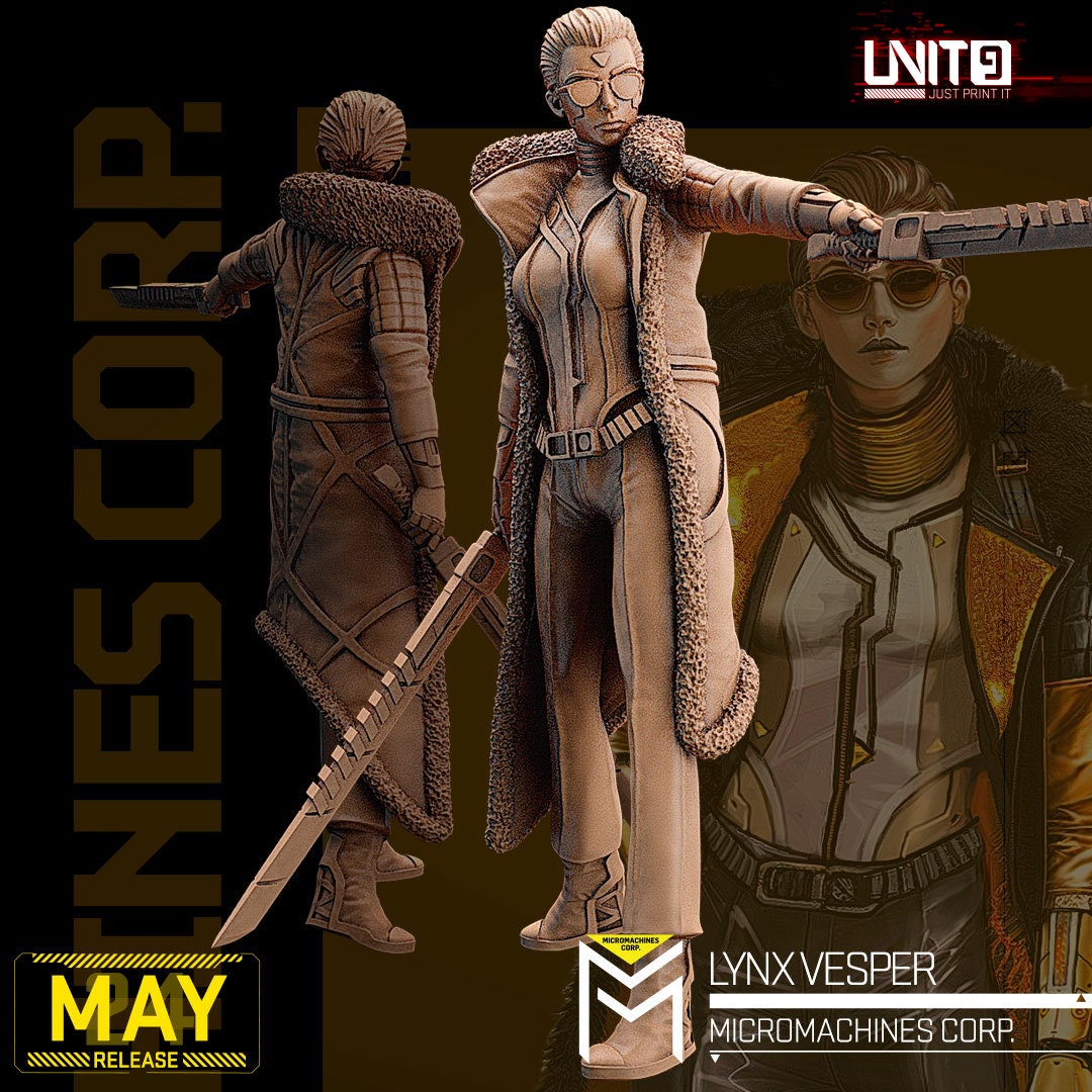 Lynx - Modular - Tabletop  miniature - Fantasy - 32mm - D&D  Resin Miniature