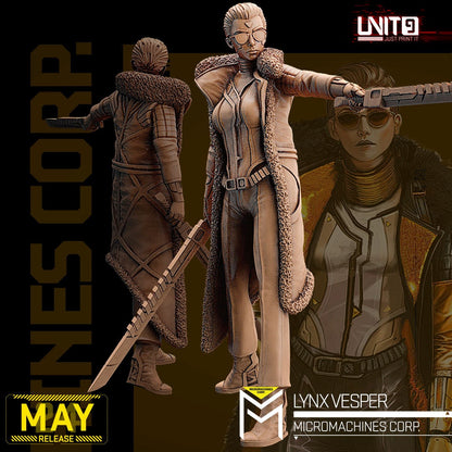 Lynx - Modular - Tabletop  miniature - Fantasy - 32mm - D&D  Resin Miniature