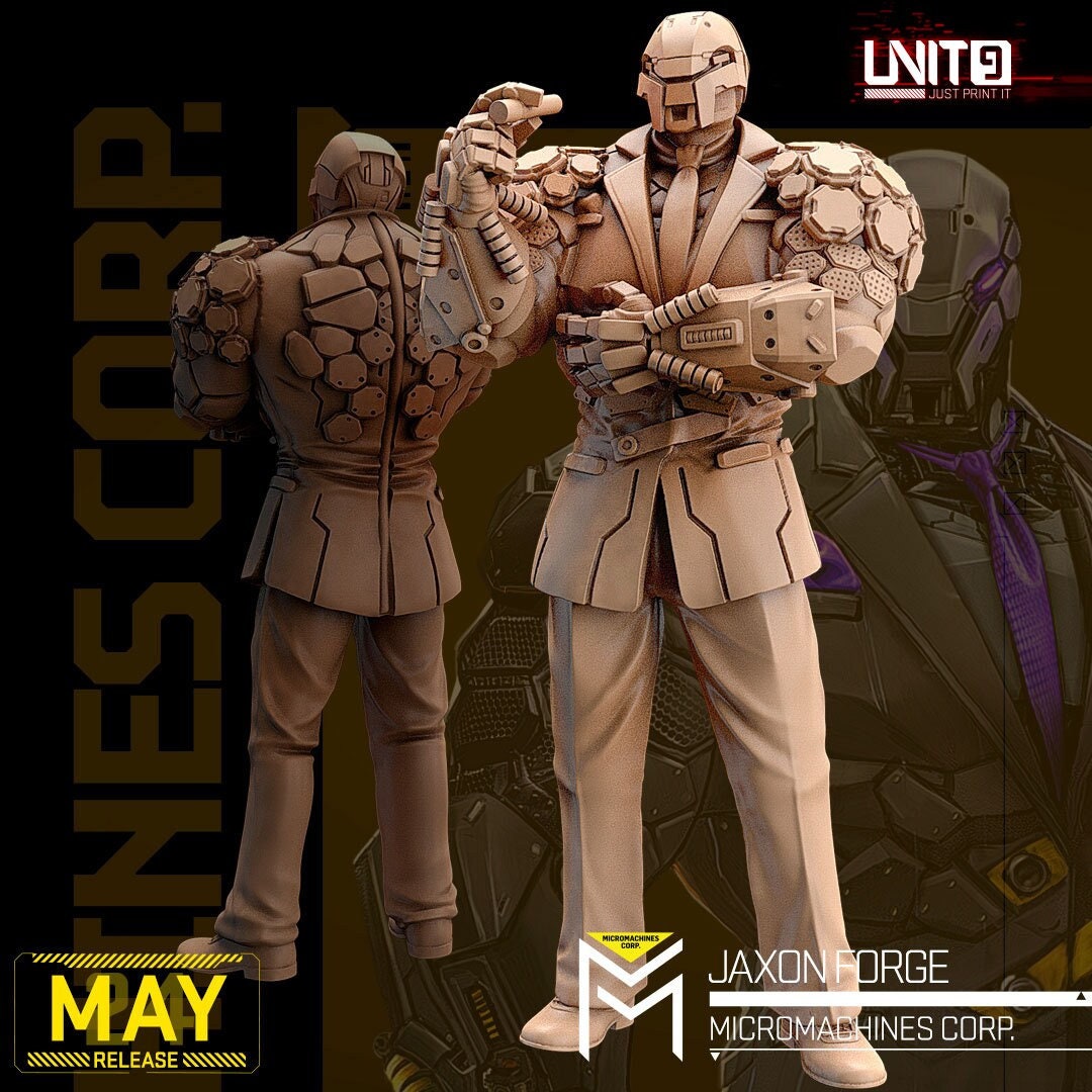 Jaxon Forge - Tabletop  miniature - Fantasy - 32mm - D&D  Resin Miniature