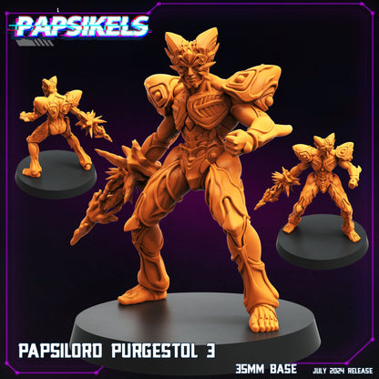 Papsilord Purgestol -  Resin Miniature - Tabletop  miniature - Fantasy Miniature - 32mm - D&D -  Sci-fi Miniature- Papsikel