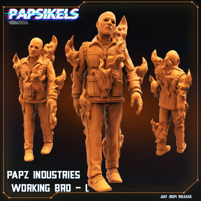 Papz Industries Working Bro - Resin Miniature - Tabletop miniature - Fantasy Miniature - 32mm - D&D - Sci-fi Miniature- Papsikel