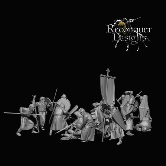 Battle of Alarcos - 16 Miniatures -Resin Miniature - Tabletop miniature - Medieval Miniature