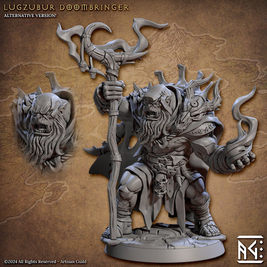 Lugzubur - 3D Printed Miniature - Fantasy Miniature -Tabletop  Miniature - Tabletop Miniature - D&D - Artisan Guild