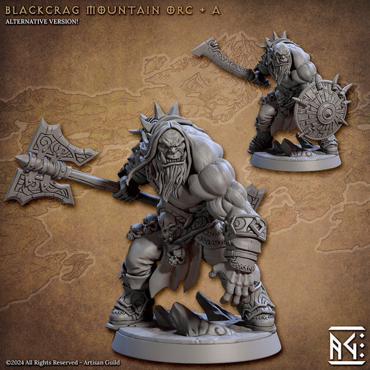 Mountain Orcs - 3D Printed Miniature - Fantasy Miniature -Tabletop Miniature - Tabletop Miniature - D&D - Artisan Guild DnD
