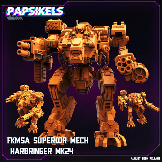 FKMSA Superior Mech - Resin Miniature - Tabletop miniature - Fantasy Miniature - 32mm - D&D - Sci-fi Miniature- Papsikel
