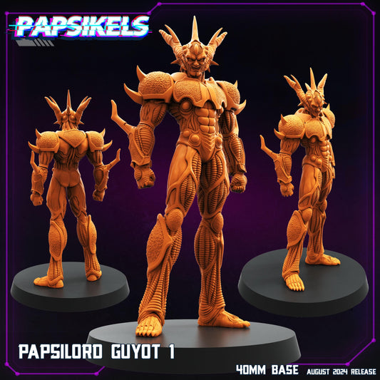 Papsilord Guyot -  Resin Miniature - Tabletop  miniature - Fantasy Miniature - 32mm - D&D -  Sci-fi Miniature- Papsikel