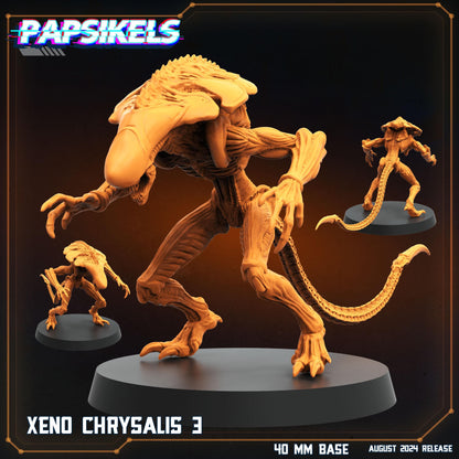 Xeno Chrisalis -  Resin Miniature - Tabletop  miniature - Fantasy Miniature - 32mm - D&D -  Sci-fi Miniature- Papsikel