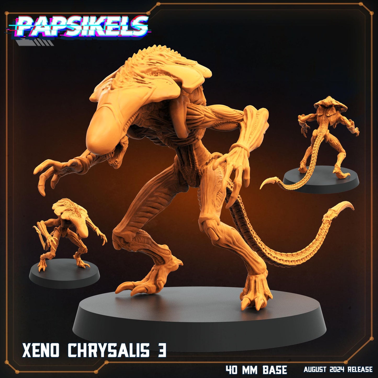 Xeno Chrisalis - Resin Miniature - Tabletop miniature - Fantasy Miniature - 32mm - D&D - Sci-fi Miniature- Papsikel