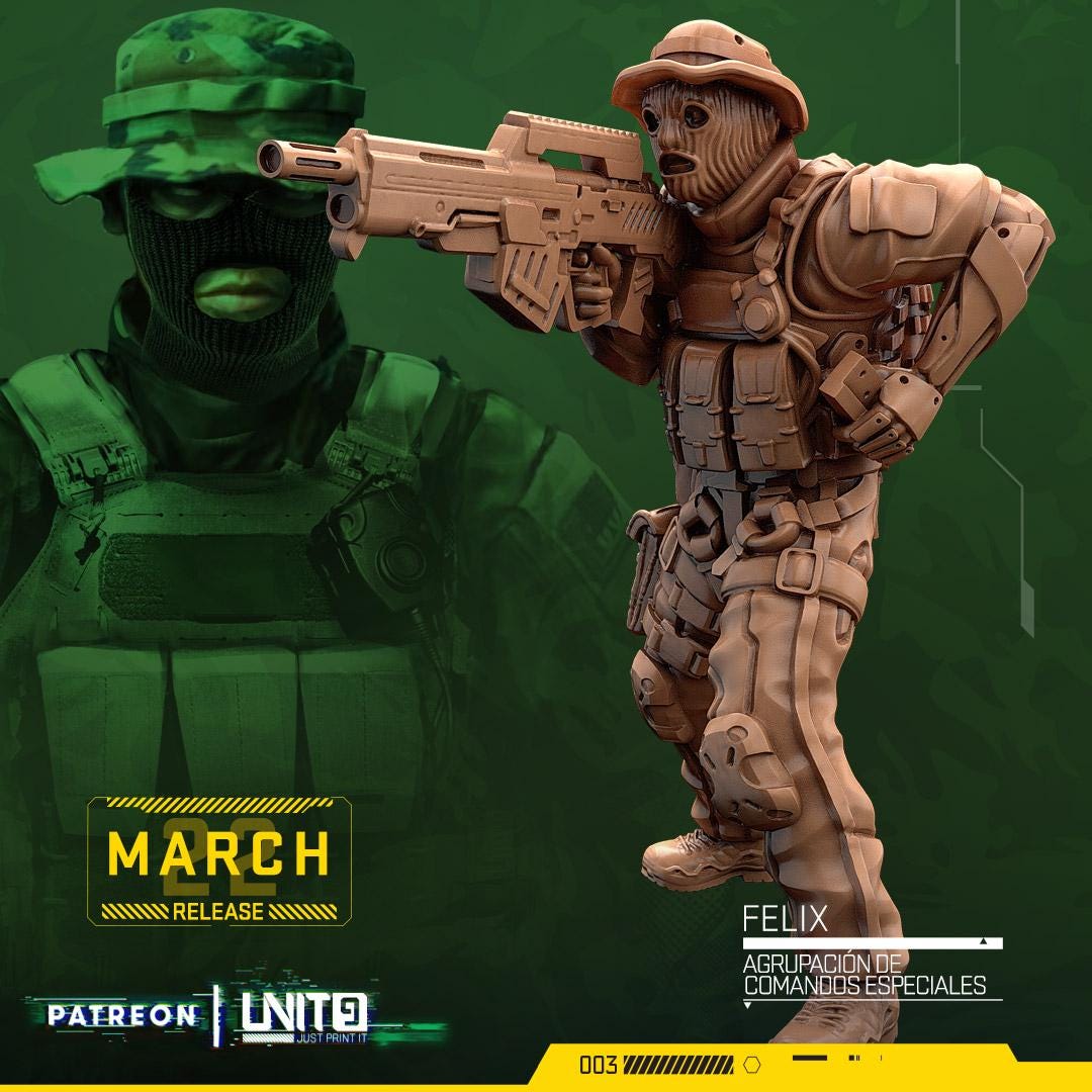 Mar 2022 - Tabletop  miniature - Fantasy - 32mm - D&D  Resin Miniature