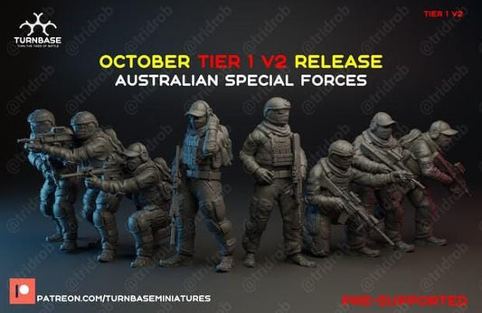 Australian Special forces - 3D Printed Miniature - Sci-Fi Miniature - Military
