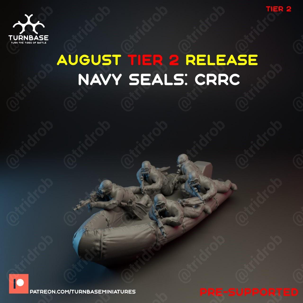 Navy Seals - 3D Printed Miniature - Sci-Fi Miniature - Military