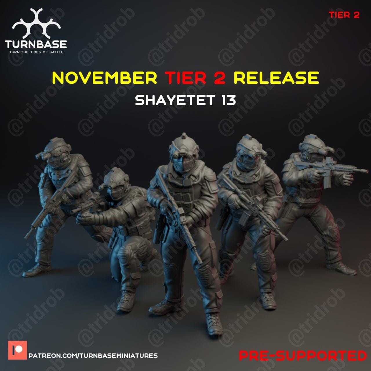 Shayetet - 3D Printed Miniature - Sci-Fi Miniature - Military