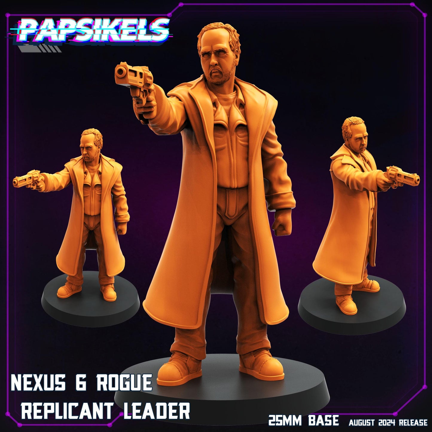 Nexus 6 -  Resin Miniature - Tabletop  miniature - Fantasy Miniature - 32mm - D&D -  Sci-fi Miniature - Papsikel