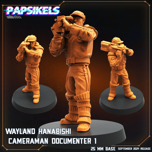 Wayland Hanabishi - Resin Miniature - Tabletop miniature - Fantasy Miniature - 32mm - D&D - Sci-fi Miniature - Papsikel