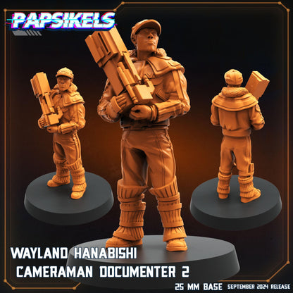 Wayland Hanabishi - Resin Miniature - Tabletop miniature - Fantasy Miniature - 32mm - D&D - Sci-fi Miniature - Papsikel