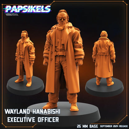 Wayland Hanabishi -  Resin Miniature - Tabletop  miniature - Fantasy Miniature - 32mm - D&D -  Sci-fi Miniature - Papsikel