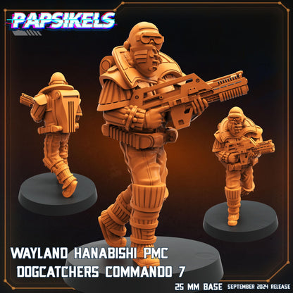 Wayland Hanabishi Command -  Resin Miniature - Tabletop  miniature - Fantasy Miniature - 32mm - D&D -  Sci-fi Miniature - Papsikel