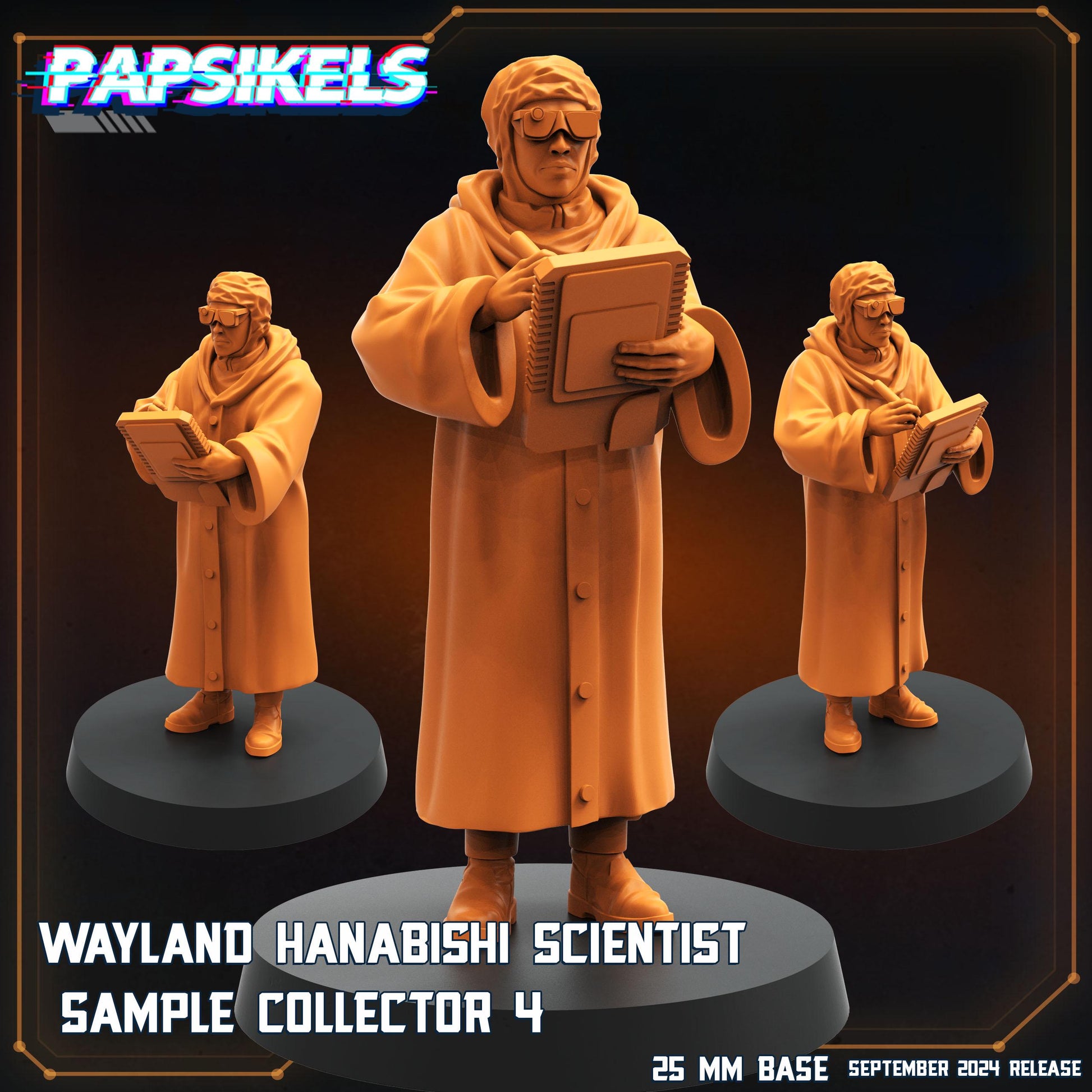 Wayland Collectors - Resin Miniature - Tabletop miniature - Fantasy Miniature - 32mm - D&D - Sci-fi Miniature - Papsikel