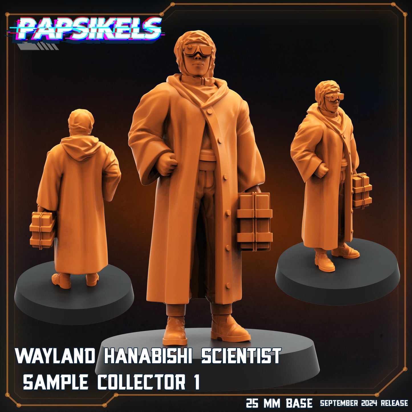 Wayland Collectors - Resin Miniature - Tabletop miniature - Fantasy Miniature - 32mm - D&D - Sci-fi Miniature - Papsikel