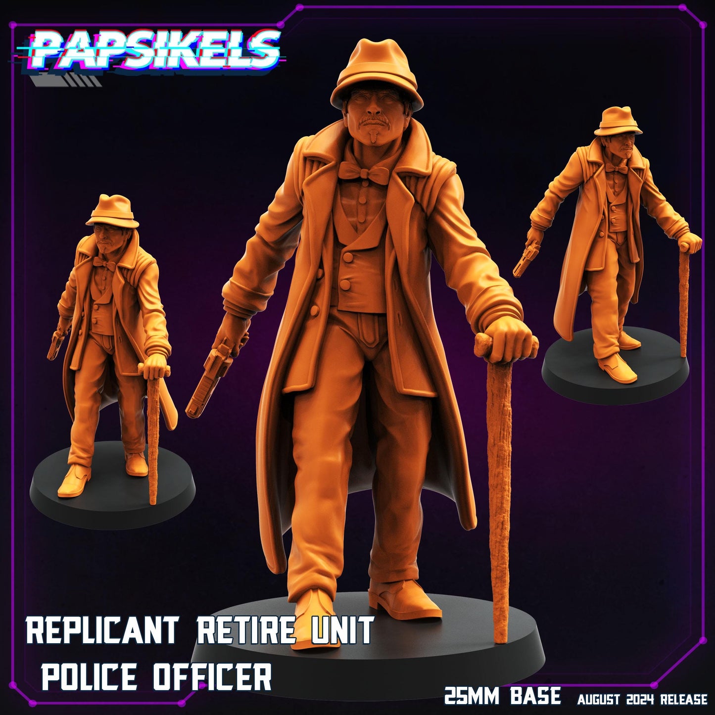 Replicant - Resin Miniature - Tabletop miniature - Fantasy Miniature - 32mm - D&D - Sci-fi Miniature - Papsikel