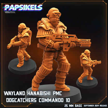 Wayland Hanabishi Command - Resin Miniature - Tabletop miniature - Fantasy Miniature - 32mm - D&D - Sci-fi Miniature - Papsikel