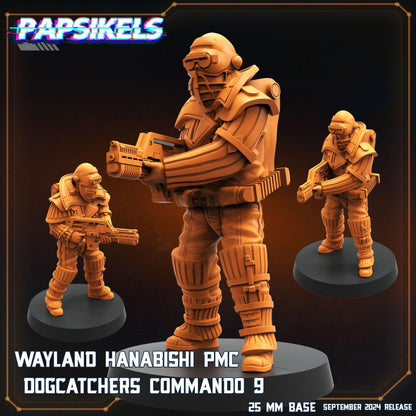 Wayland Hanabishi Command - Resin Miniature - Tabletop miniature - Fantasy Miniature - 32mm - D&D - Sci-fi Miniature - Papsikel