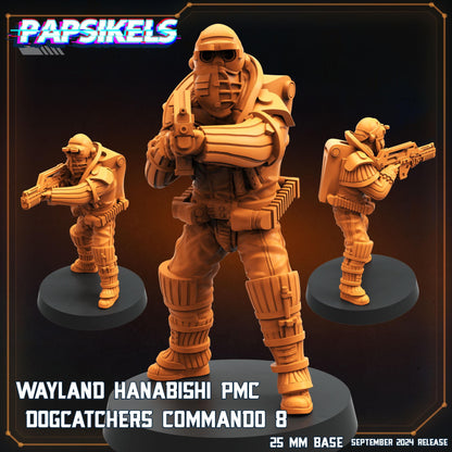 Wayland Hanabishi Command - Resin Miniature - Tabletop miniature - Fantasy Miniature - 32mm - D&D - Sci-fi Miniature - Papsikel
