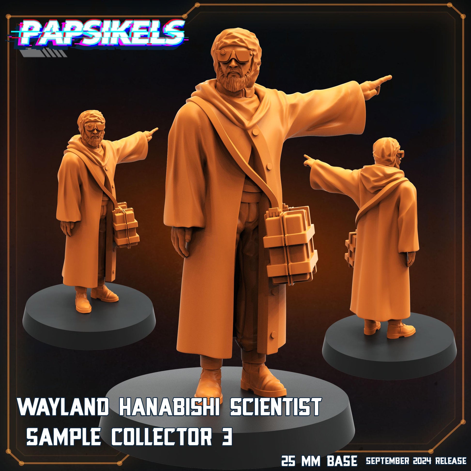 Wayland Collectors - Resin Miniature - Tabletop miniature - Fantasy Miniature - 32mm - D&D - Sci-fi Miniature - Papsikel