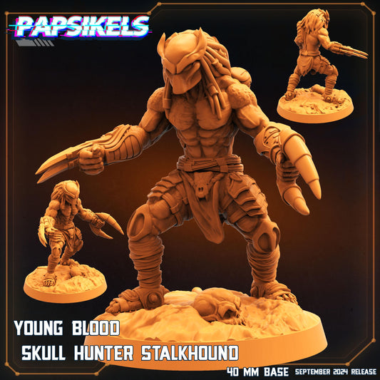 Young Blood Stalkhound - 3D Printed Miniature - Sci-fi Miniature - Tabletop Miniature - D&D - Papsikel