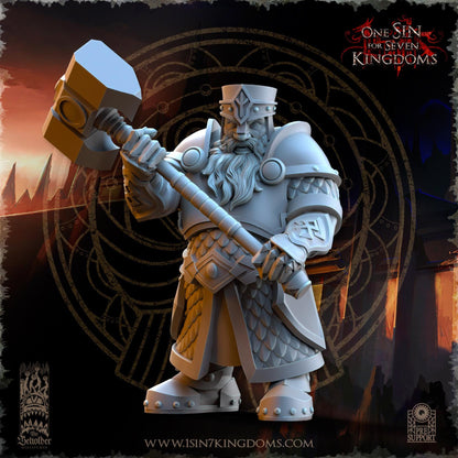 Dwarven Kingdom - 3D Printed Miniature - Fantasy Miniature -Tabletop  Miniature - Tabletop Miniature - D&D -