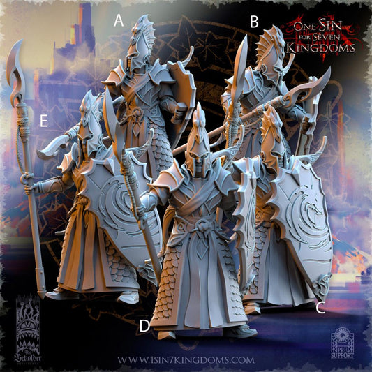 ilvermoor Elves Ilithien Coastland Militia - 3D Printed Miniature - Fantasy Miniature -Tabletop  Miniature - Tabletop Miniature - D&D -