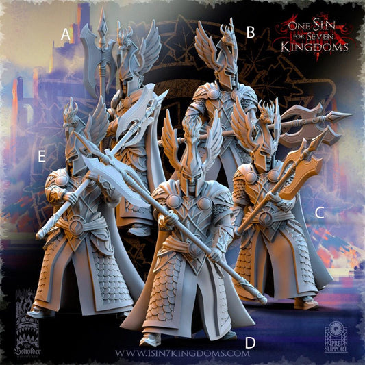 Silvermoor-Elves-Searing-Bird-Guardians- - 3D Printed Miniature - Fantasy Miniature -Tabletop  Miniature - Tabletop Miniature - D&D - DnD