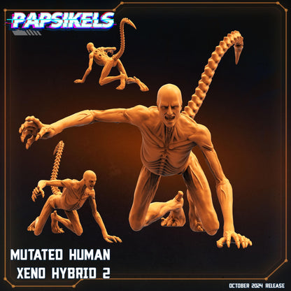 Mutated Xeno Hybrids - Resin Miniature - Tabletop miniature - Fantasy Miniature - 32mm - D&D Sci-fi Miniature - Papsikel