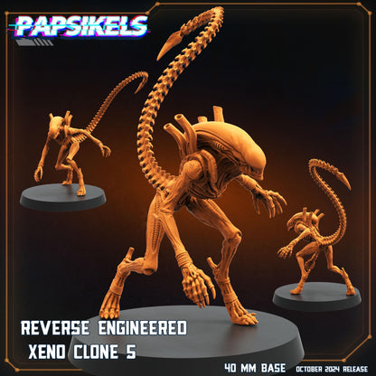 Reverse Xeno Clones - Resin Miniature - Tabletop miniature - Fantasy Miniature - 32mm - D&D Sci-fi Miniature - Papsikel