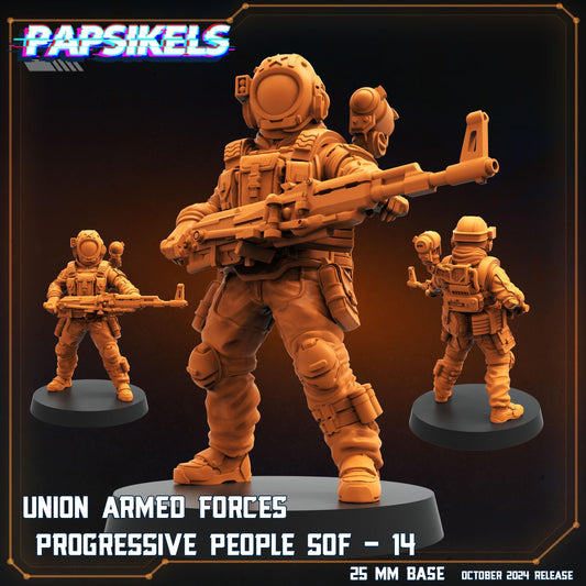 Progressive People  -  Resin Miniature - Tabletop  miniature - Fantasy Miniature - 32mm - D&D Sci-fi Miniature - Papsikel