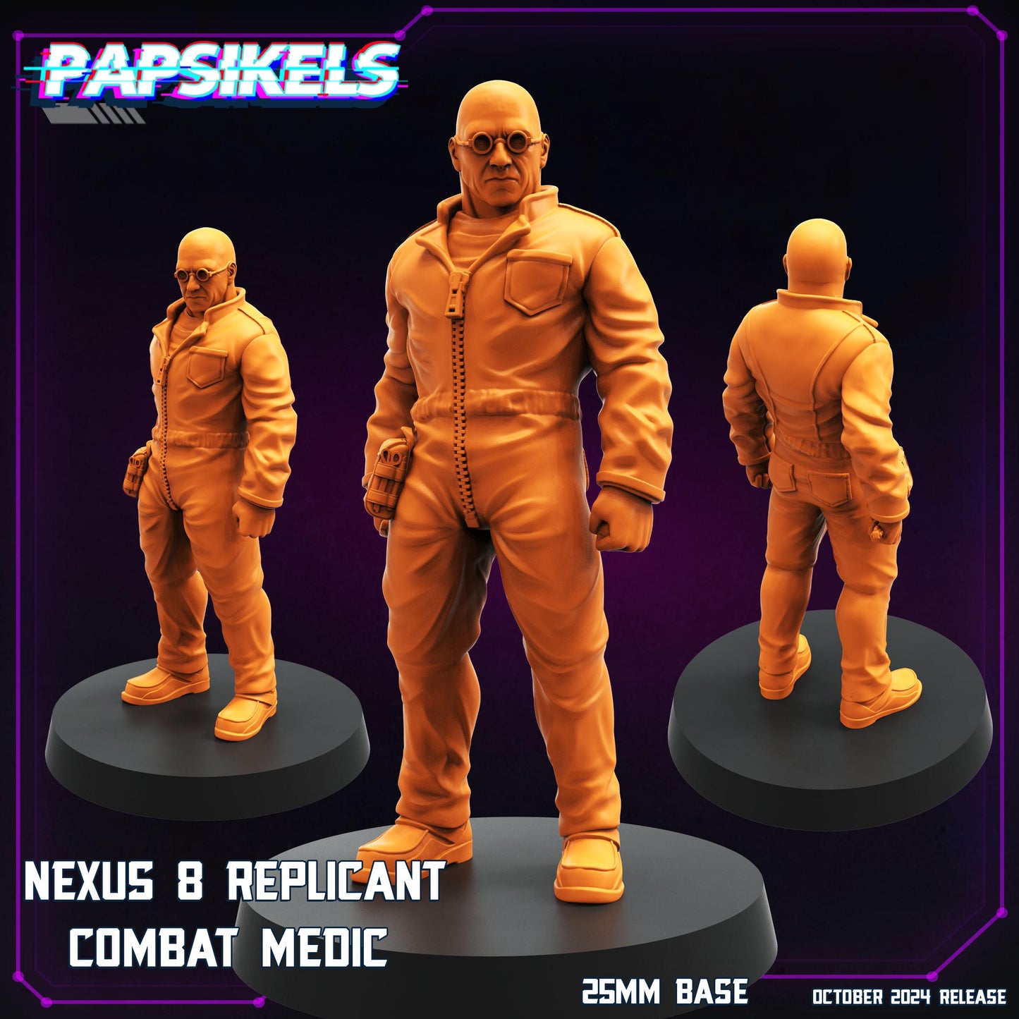 Nexus Replicants - Resin Miniature - Tabletop miniature - Fantasy Miniature - 32mm - D&D Sci-fi Miniature - Papsikel