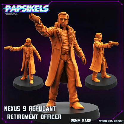 Nexus Replicants - Resin Miniature - Tabletop miniature - Fantasy Miniature - 32mm - D&D Sci-fi Miniature - Papsikel