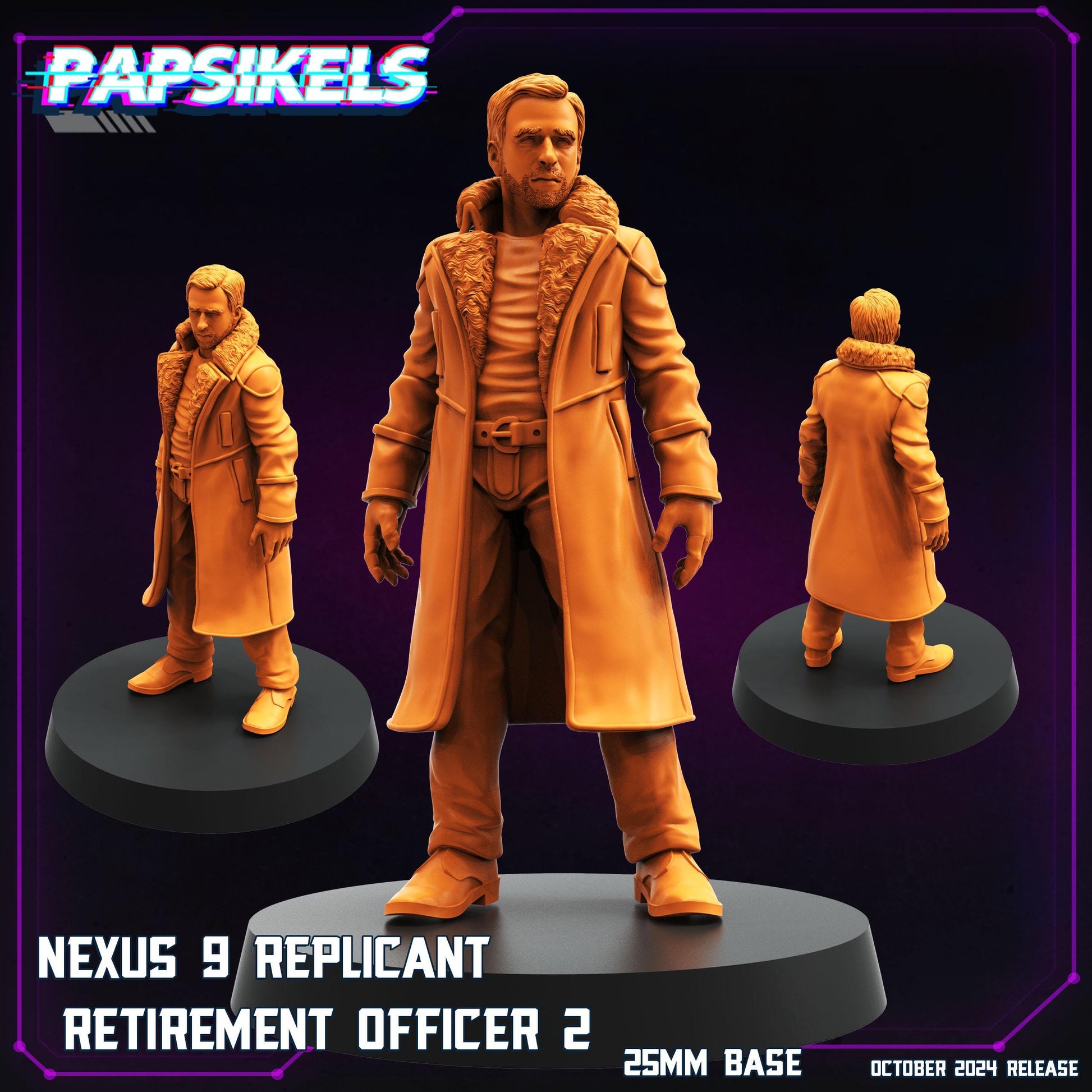 Nexus Replicants - Resin Miniature - Tabletop miniature - Fantasy Miniature - 32mm - D&D Sci-fi Miniature - Papsikel