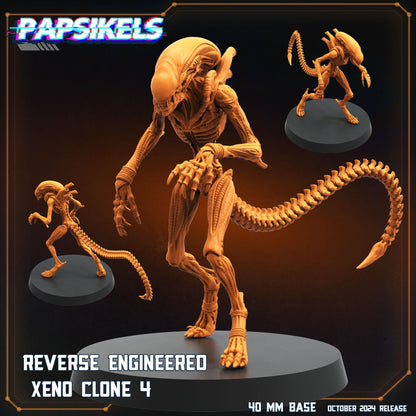 Reverse Xeno Clones - Resin Miniature - Tabletop miniature - Fantasy Miniature - 32mm - D&D Sci-fi Miniature - Papsikel