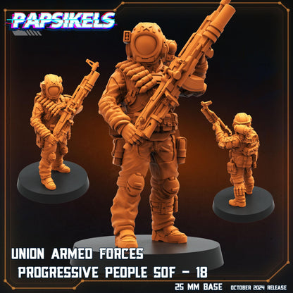 Progressive People  -  Resin Miniature - Tabletop  miniature - Fantasy Miniature - 32mm - D&D Sci-fi Miniature - Papsikel