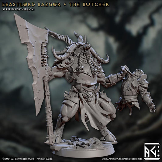 Bestlord Balzgor - 3D Printed Miniature - Fantasy Miniature -Tabletop  Miniature - Tabletop Miniature - D&D - Artisan Guild DnD