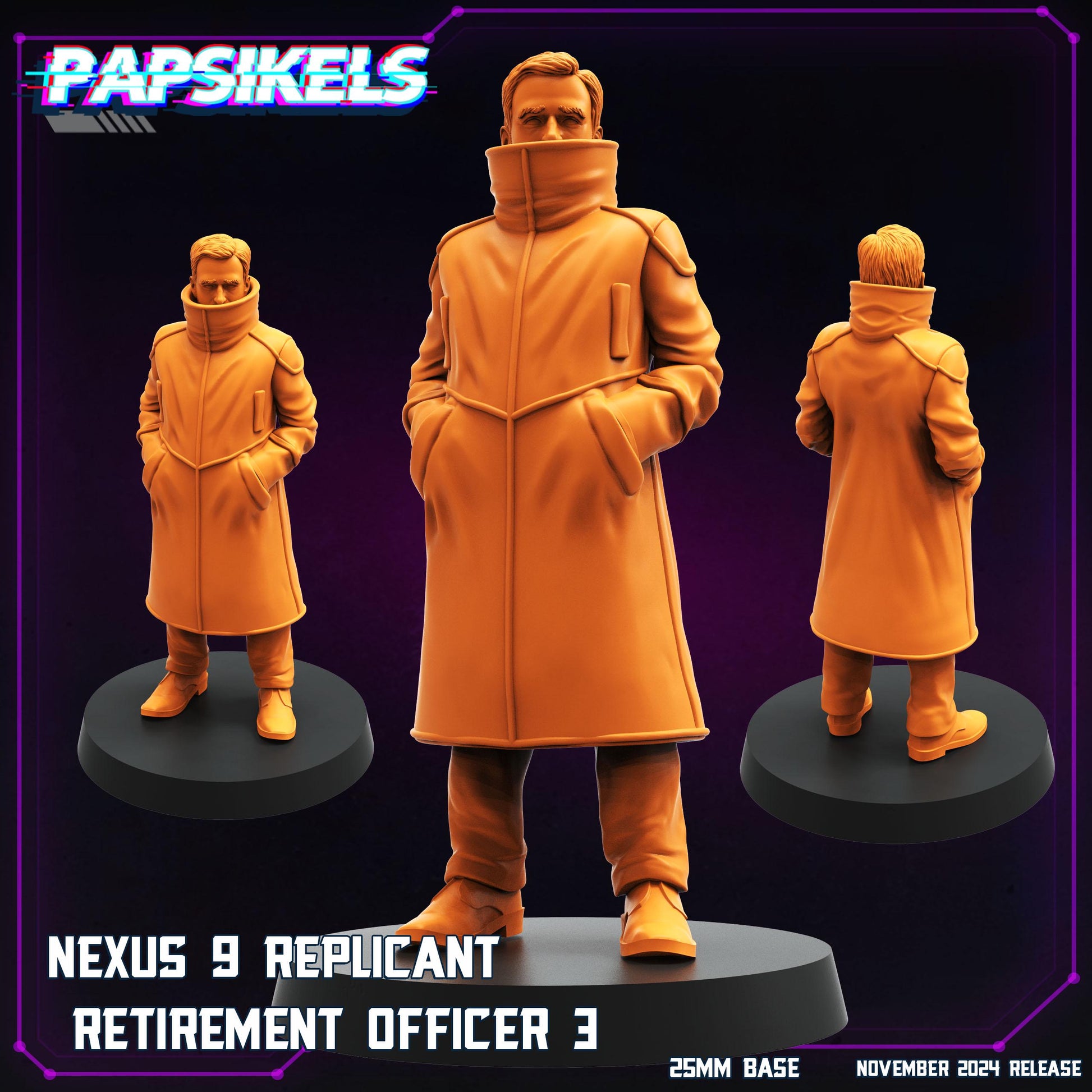 Nexus Replicants - Resin Miniature - Tabletop miniature - Fantasy Miniature - 32mm - D&D - Sci-fi Miniature - Papsikel