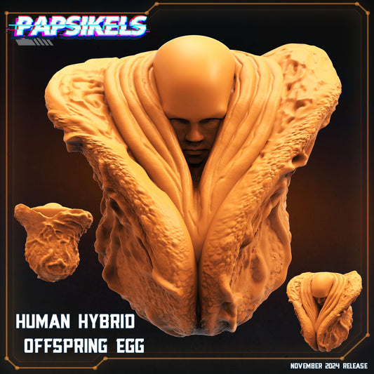 Human Offspring egg - Resin Miniature - Tabletop miniature - Fantasy Miniature - 32mm - D&D - Sci-fi Miniature - Papsikel