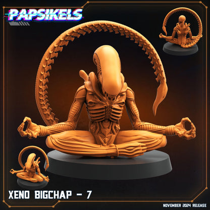 Xeno Bigchap - Resin Miniature - Tabletop miniature - Fantasy Miniature - 32mm - D&D - Sci-fi Miniature - Papsikel