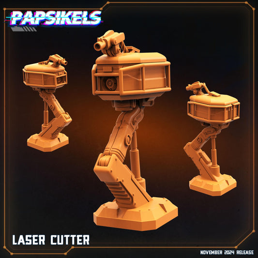 Laser Cutter  -  Resin Miniature - Tabletop  miniature - Fantasy Miniature - 32mm - D&D -  Sci-fi Miniature - Papsikel