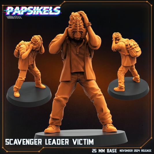 Scavenger leader victim - Resin Miniature - Tabletop miniature - Fantasy Miniature - 32mm - D&D - Sci-fi Miniature - Papsikel